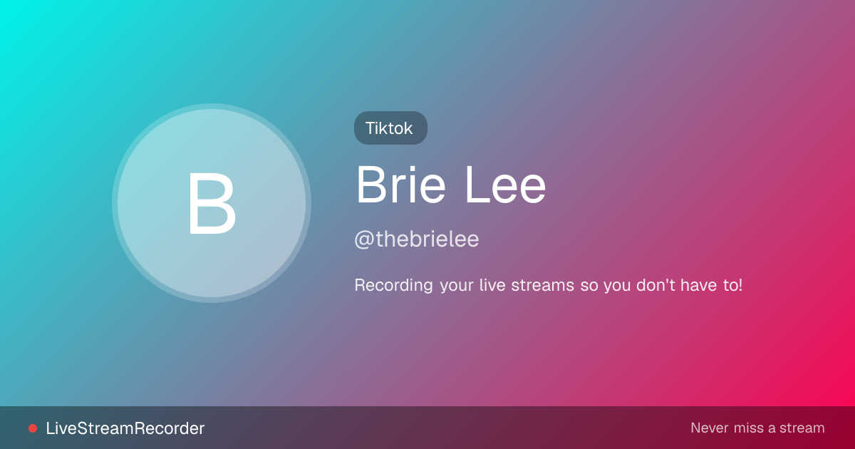 Brie Lee (@thebrielee) Videos & Recordings